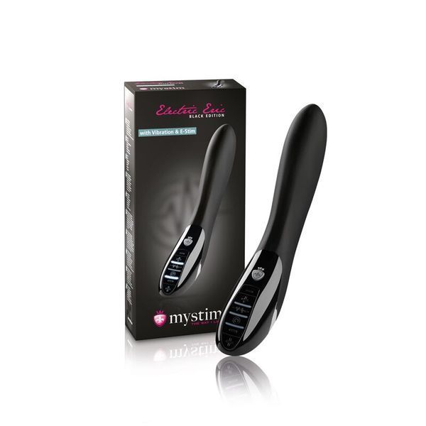 Вибратор с электростимуляцией Mystim Electric Eric eStim Black, миостимулятор SO2987