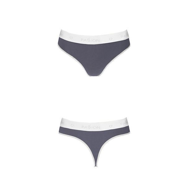 Спортивні трусики-стрінги Passion PS007 PANTIES XL, dark grey SO4250