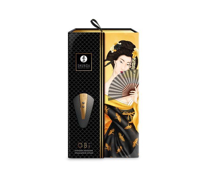 Клиторальный вибратор Shunga Obi Black SO6899