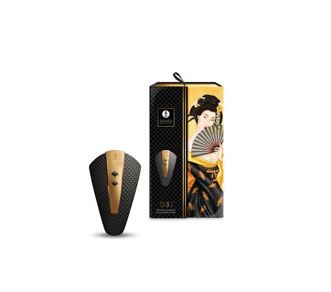 Клиторальный вибратор Shunga Obi Black SO6899