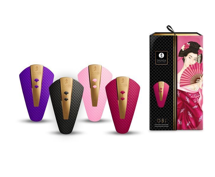 Клиторальный вибратор Shunga Obi Black SO6899