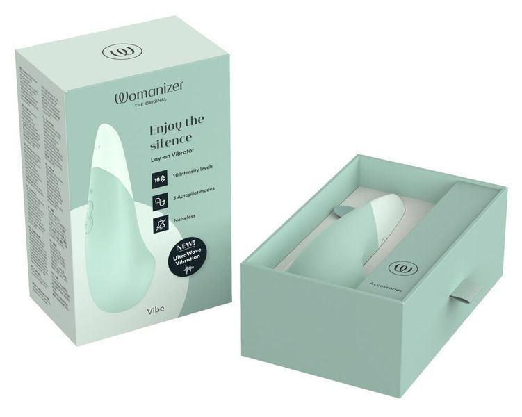 Мини-вибратор Womanizer Vibe Sage, 3 авторежима + 10 уровней интенсивности SX2146