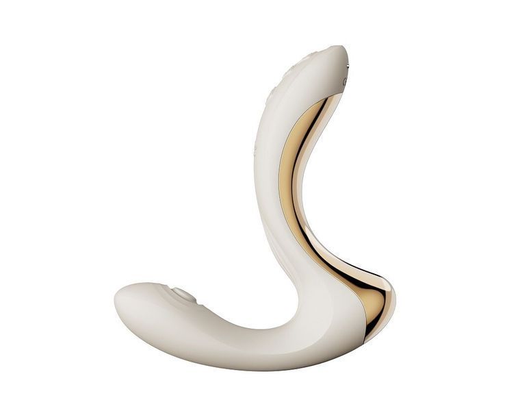 Вібратор-пульсатор з вакуумною насадкою Zalo &ndash; Talis G-Spot PulseWave Vibrator Ivory White SX0714