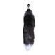 Металлическая анальная пробка Лисий хвост Alive Black And White Fox Tail S, диаметр 2,9 см SO6321 фото 2