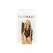 Боди Penthouse Runway Queen S/L Black, вырез на спине, плетение в зоне декольте и на спинке SO6469 фото 3