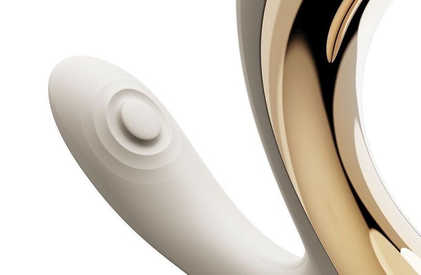 Вібратор-пульсатор з вакуумною насадкою Zalo &ndash; Talis G-Spot PulseWave Vibrator Ivory White SX0714