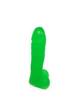 Мило у формі пеніса Чистий Кайф Green size L, крафтове мило-член, натуральне SO2642