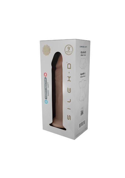 Фалоімітатор SilexD Flesh (MODEL 2 size 9in) Liquid Silicone, підходить для торса Apollo S і L SX1702