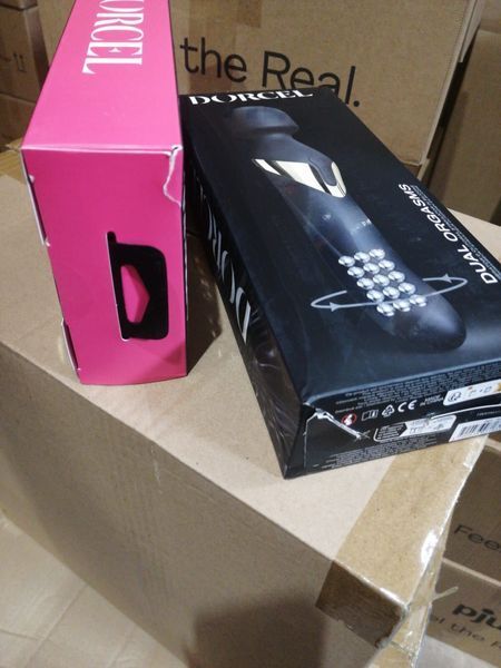 Вибромассажер 2в1 Dorcel Dual Orgasms Gold (мятая упаковка!!!) SO2347-R