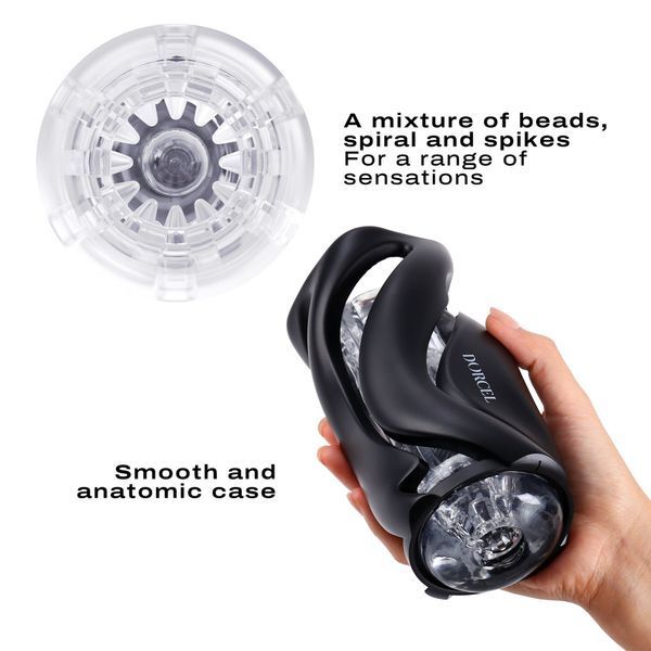 Мастурбатор Dorcel DEEP BLOW BLACK, двойное использование SO7378