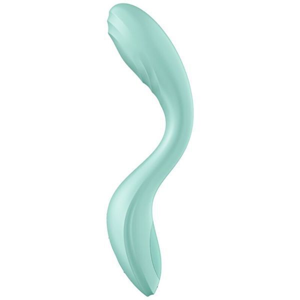 Вібратор із перлинною стимуляцією точки G Satisfyer Rrrolling Pleasure Mint SO6075