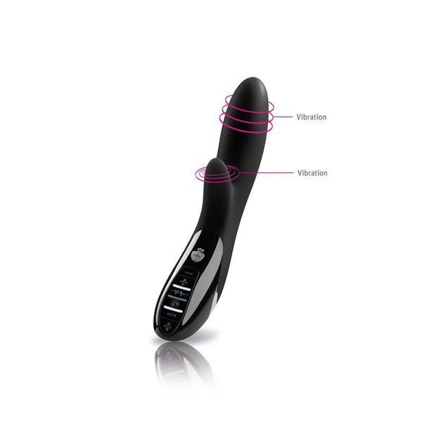 Вибратор-кролик с электростимуляцией Mystim Daring Danny eStim Black, миостимулятор SO2988