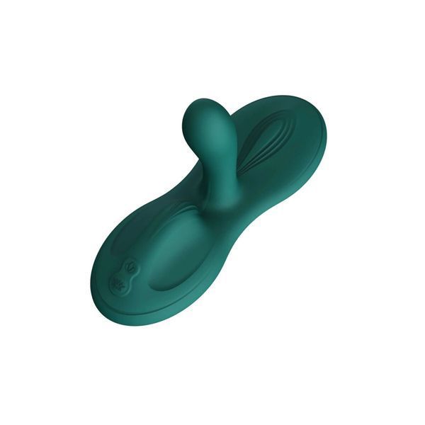 Sit-on-top смарт-вибратор Zalo &ndash; Flora Smart Vibrating Pad Turquoise Green, 9 моторов SX0715