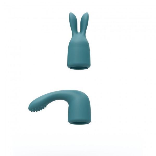 Вібромасажер з двома насадками Love To Love R-EVOLUTION TEAL ME, гнучка головка SO3823