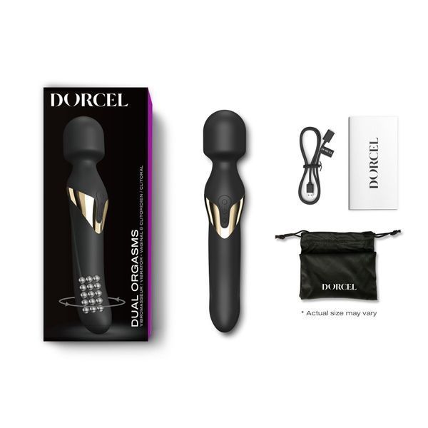 Вибромассажер 2в1 Dorcel Dual Orgasms Gold (мятая упаковка!!!) SO2347-R