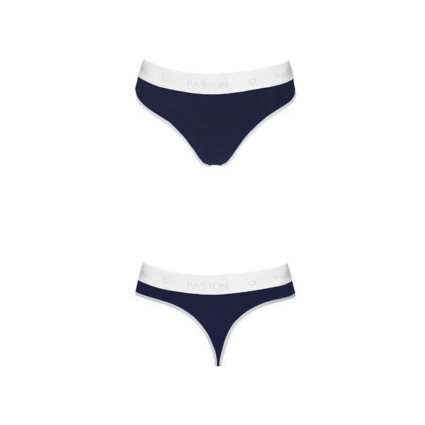 Спортивные трусики-стринги Passion PS007 PANTIES L, navy blue SO4251