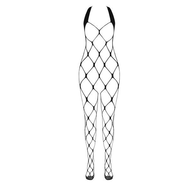 Бодістокінг у дуже велику сітку Passion BS091 black, з доступом SO6391
