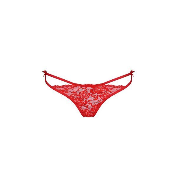 Трусики на зав'язочках з боків Passion Exclusive WARDA THONG S/M, red PS26702