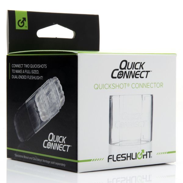 Адаптер Fleshlight Quickshot Quick Connect для соединения двух Квикшотов в одну игрушку F19266