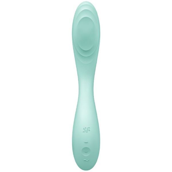 Вібратор із перлинною стимуляцією точки G Satisfyer Rrrolling Pleasure Mint SO6075