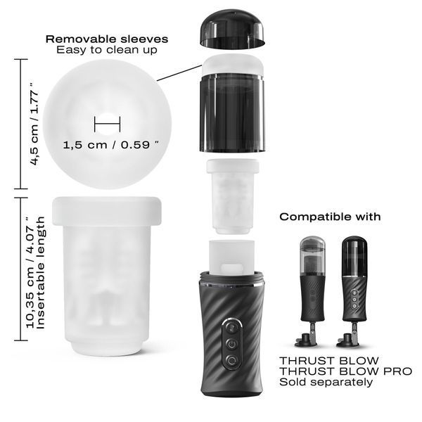 Рукав для мастурбатора Dorcel THRUST BLOW PUREJOY SX3212