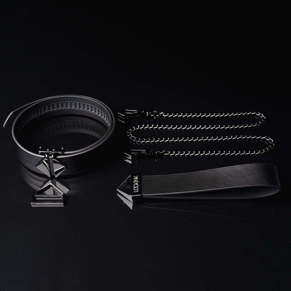 Поводок LOCKINK Tied Collar with Leash Set - Black SX0829