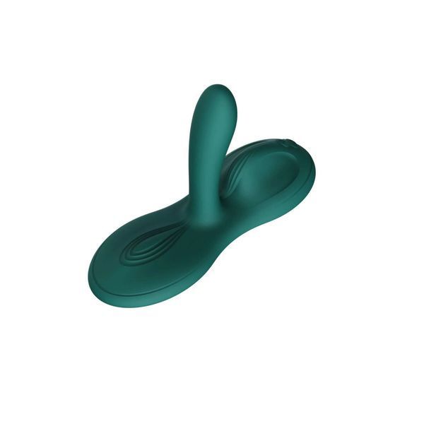 Sit-on-top смарт-вибратор Zalo &ndash; Flora Smart Vibrating Pad Turquoise Green, 9 моторов SX0715