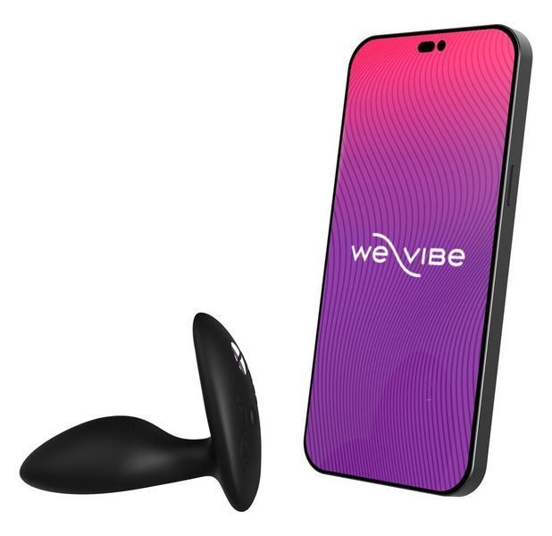 Анальна смарт-вібропробка We-Vibe Ditto+ Satin Black з пультом ДК SX2147