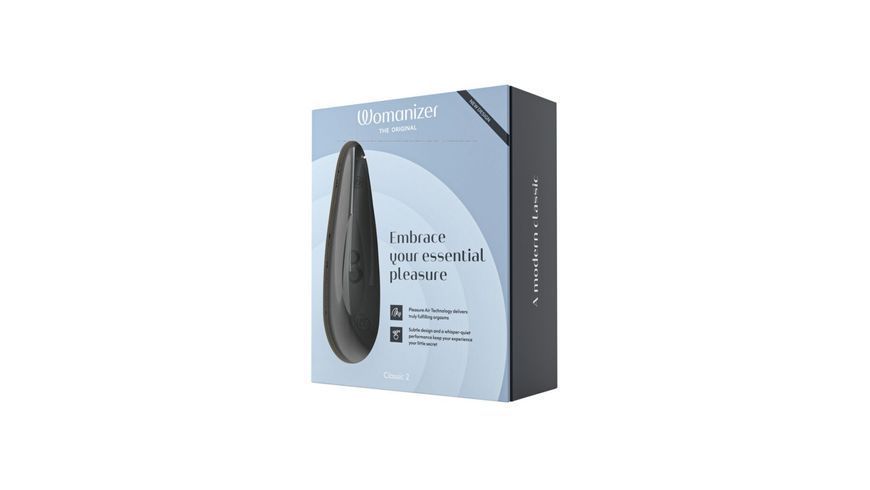 Вакуумный клиторальный стимулятор Womanizer Classic 2 - Black, 10 режимов, функция Afterglow SO8747