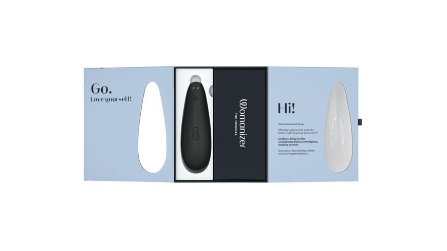 Вакуумный клиторальный стимулятор Womanizer Classic 2 - Black, 10 режимов, функция Afterglow SO8747