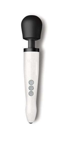 Вібромасажер DOXY Die Cast R Stardust White, перезаряджуваний, до 9000 об/хв SX2461