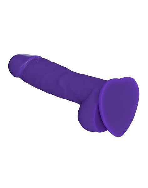 Реалистичный фаллоимитатор Strap-On-Me SOFT REALISTIC DILDO Violet - Size XL SO4525
