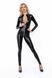 Комбинезон с мокрым эффектом Noir Handmade F293 Powerwetlook catsuit with front zipper, 3XL SX0194 фото 1
