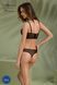 Комплект Passion DROSERA SET black S/M, сетка+кружево, бюстье и трусики танга SX0480 фото 7