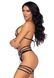 Пояс для чулок Leg Avenue Rhinestone garter strapps OS Black SO7932 фото 5
