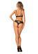 Комплект белья Obsessive Natilya 2-pcs set M/L, black, бюстгальтер, трусики SO7718 фото 4