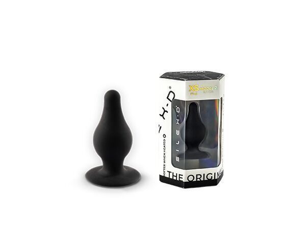 Анальная пробка SilexD (Model 2 size XS) двухслойная, силикон+Silexpan, диаметр 2,9 см SO5013