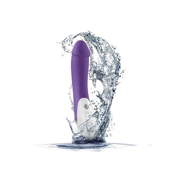 Мощный вибратор Mystim Terrific Truman Purple с двумя моторами и выраженной головкой SO3470