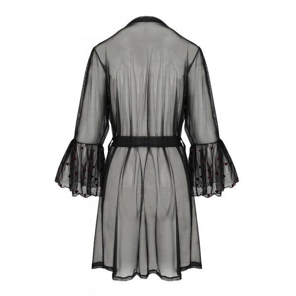 Воздушный пеньюар Passion LOVELIA PEIGNOIR S/M, black SO4772