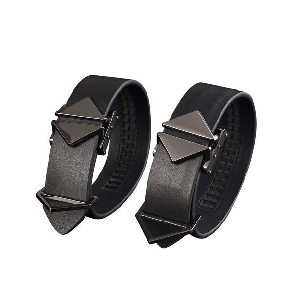 Набір для бондажу LOCKINK 8-Bondage-Straps Restraint Set, чорний 8 ременів з натуральної шкіри SX0835