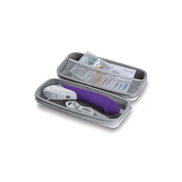 Мощный вибратор Mystim Terrific Truman Purple с двумя моторами и выраженной головкой SO3470