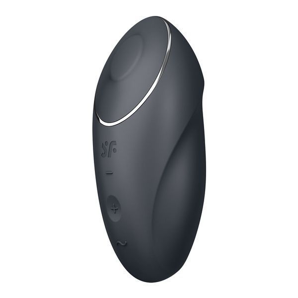 Вібростимулятор-пульсатор Satisfyer Tap & Climax 1 Grey, ефект постукування пальцем, 2 мотори SX0567
