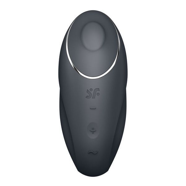 Вібростимулятор-пульсатор Satisfyer Tap & Climax 1 Grey, ефект постукування пальцем, 2 мотори SX0567