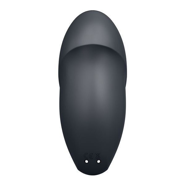 Вібростимулятор-пульсатор Satisfyer Tap & Climax 1 Grey, ефект постукування пальцем, 2 мотори SX0567