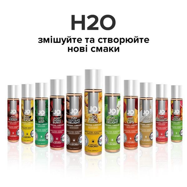 Смазка на водной основе JO H2O &mdash; Juicy Pineapple (120 мл) без сахара, растительный глицерин SO1675