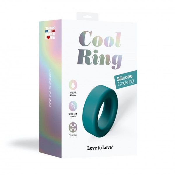 Ерекційне кільце широке Love To Love COOL RING - TEAL ME SO5091