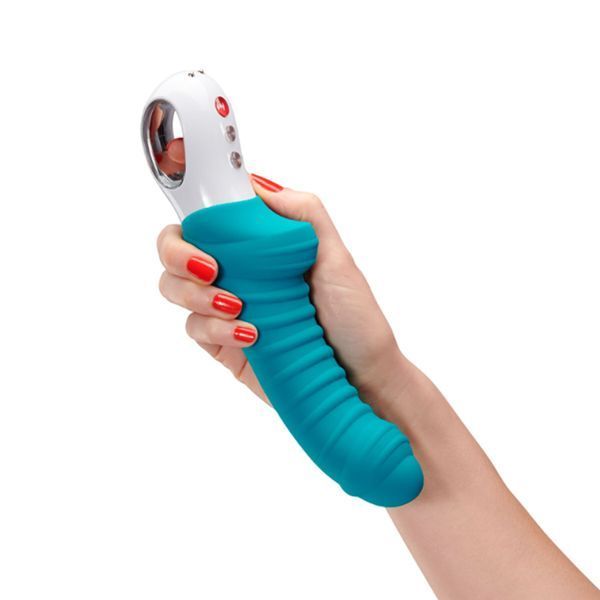 Вибратор для точки G Fun Factory TIGER petrol, ребристый, подходит для анальной стимуляции SX0941