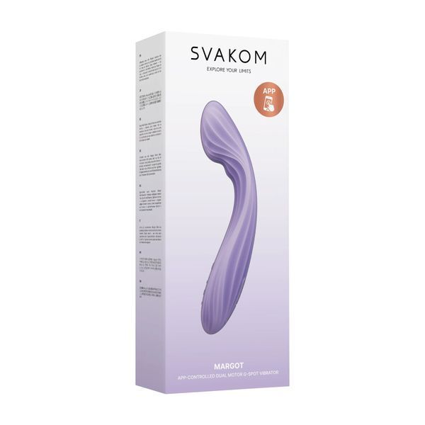 Смарт-вибратор для точки G Svakom Margot, 2 мотора, подогрев SX3226
