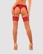 Чулки под пояс с широким кружевом Obsessive Lacelove stockings XL/2XL SO8660 фото 2