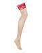 Чулки под пояс с широким кружевом Obsessive Lacelove stockings XL/2XL SO8660 фото 3